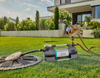 Gartenpumpe 6500 SilentComfort 9059-20 App Steuerung 6500 l/h Edelstahl leise Mehrstufenpumpe Trockenlaufsicherung 62x23x31 cm