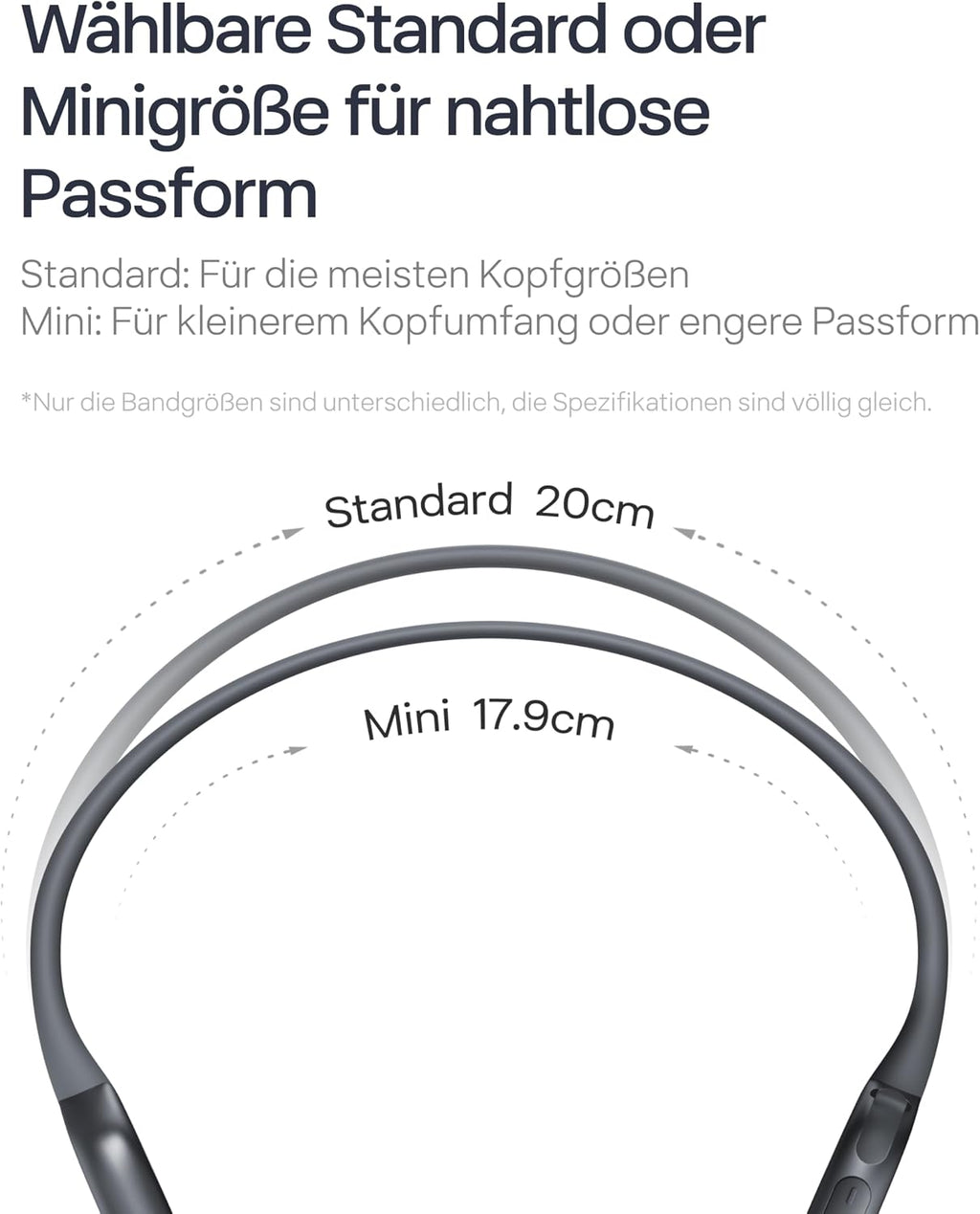 Knochenschall Open-Ear Kopfhörer S820 Bluetooth 5.3 Sport IP55 12 Std Wiedergabe USB-C Schnellladung Mikrofon