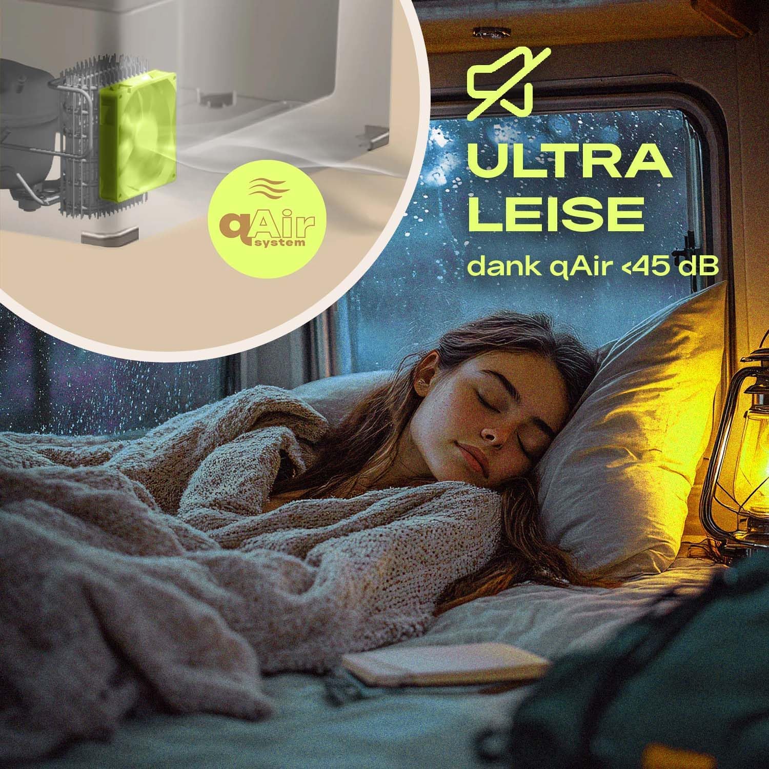 Kompressor Kühlbox PIF-IC40 40 Liter 12V 230V tragbare Kühlbox mit App Steuerung Temperaturregelung und LED Licht für Camping Auto