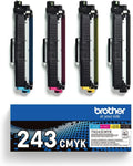 Toner Kartusche TN-243CMYK 4 Farben Schwarz Cyan Magenta Gelb für HL-L3270CDW MFC-L3750CDW 1000 Seiten