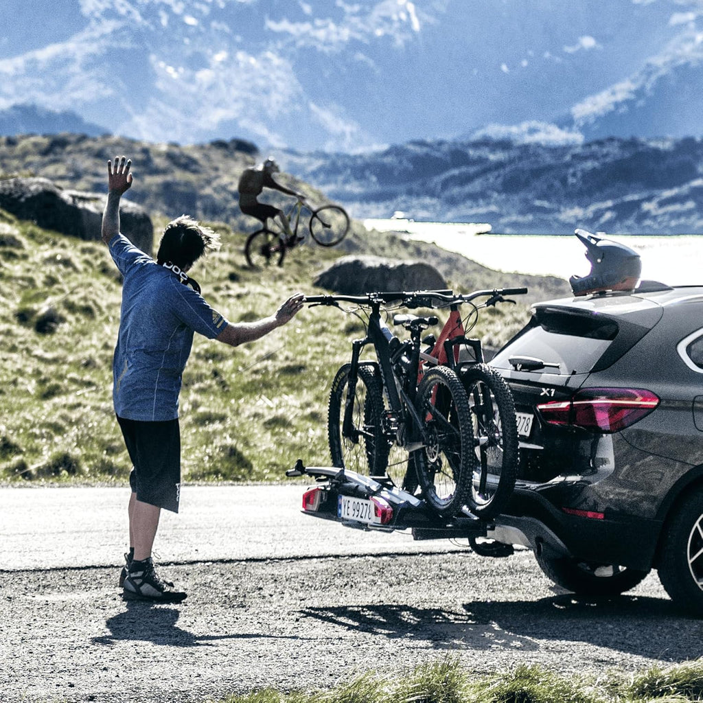 Fahrradträger Anhängerkupplung 939000 für 3 Fahrräder VeloSpace XT 3bike 13pin mit hoher Zuladung für E-Bikes