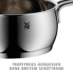 Topfset Induktion 5-teilig Quality One mit Glasdeckeln Edelstahl unbeschichtet für alle Herdarten Modell 774056380