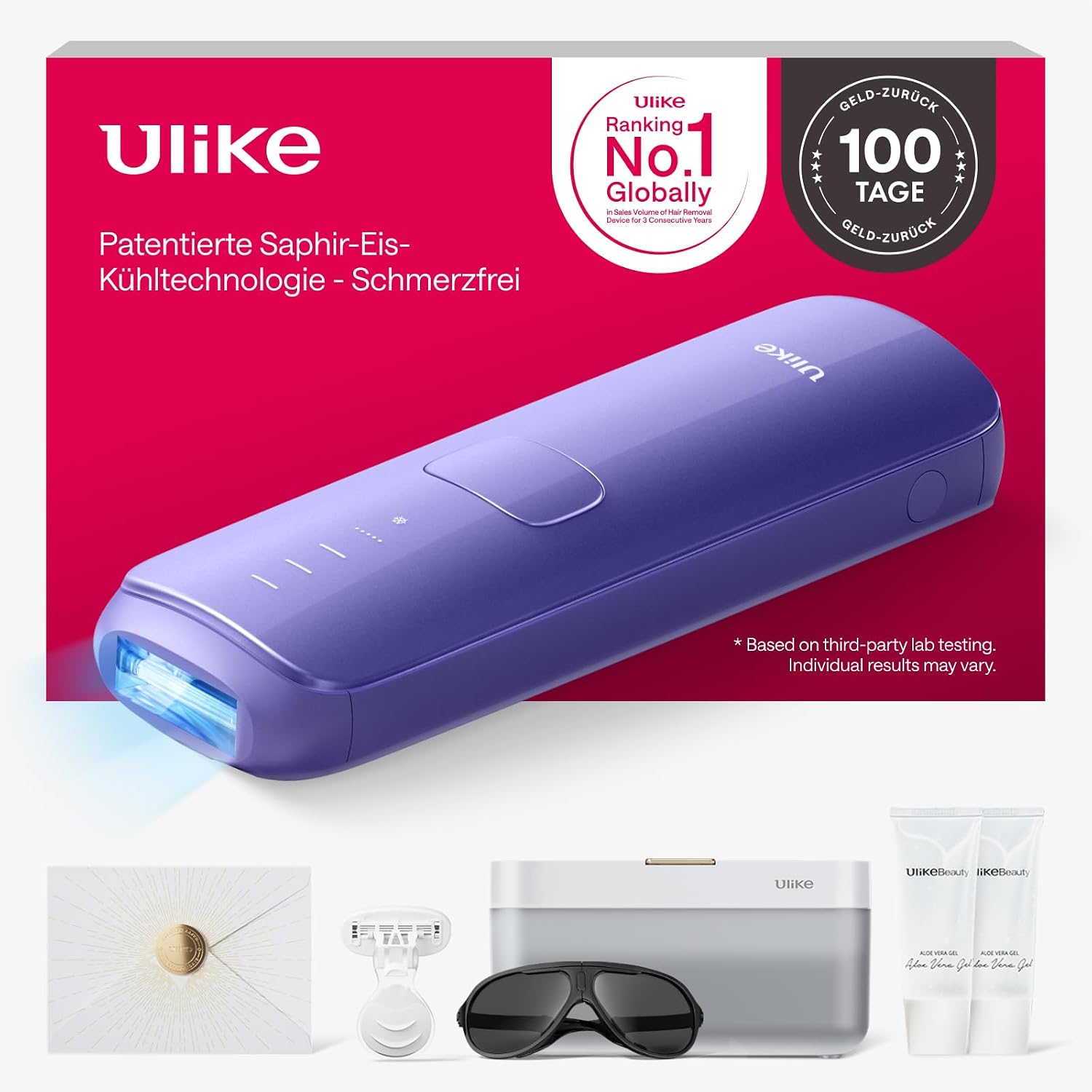 IPL Haarentfernungsgerät Air 3 Deluxe Saphir Kühlung UV Sterilisator Aloe Gel Gesicht Körper für Zuhause