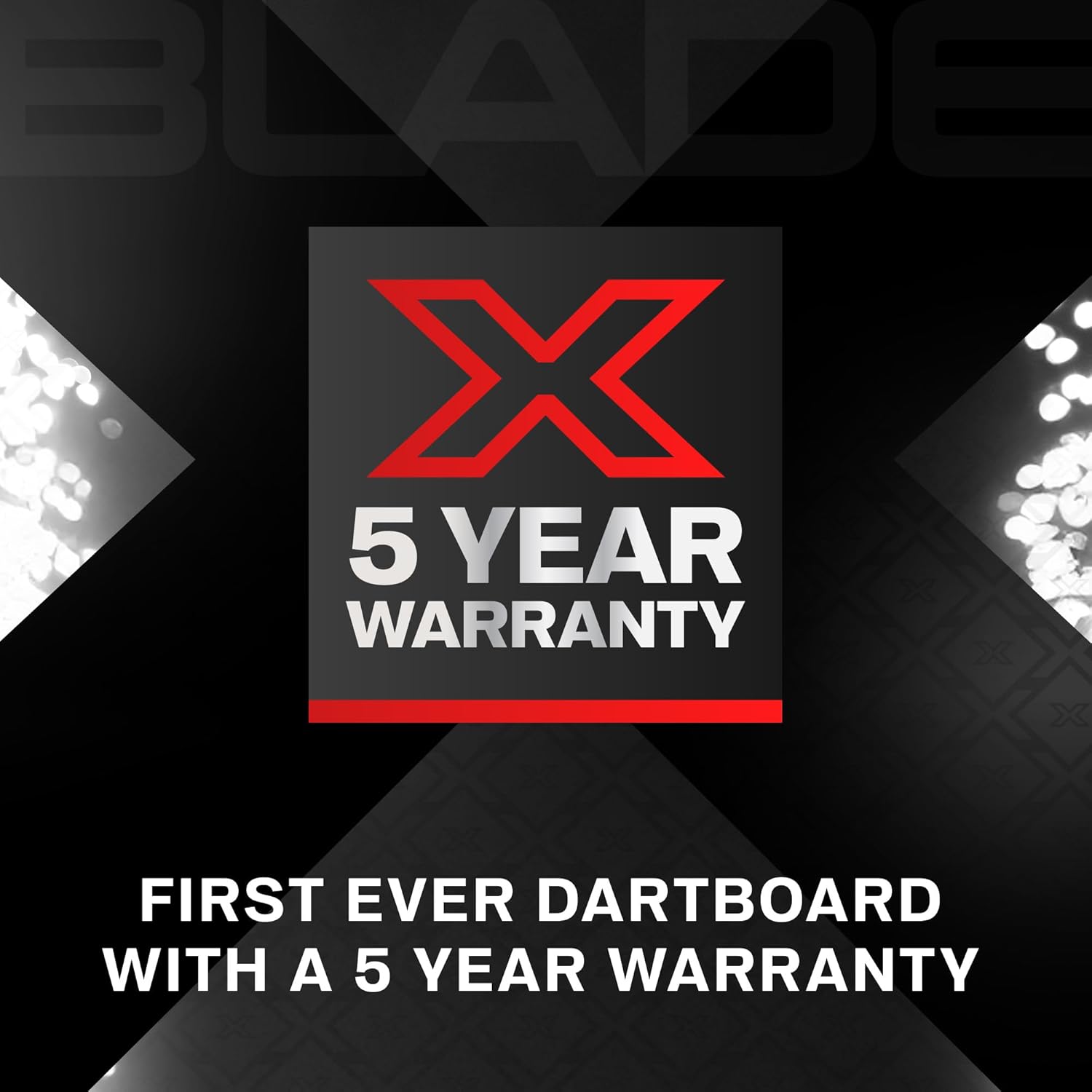 Steeldart Dartscheibe Blade X 3061 Sisal Board mit Dual Core Technologie ultradünnem Drahtsystem und Dart Zubehör
