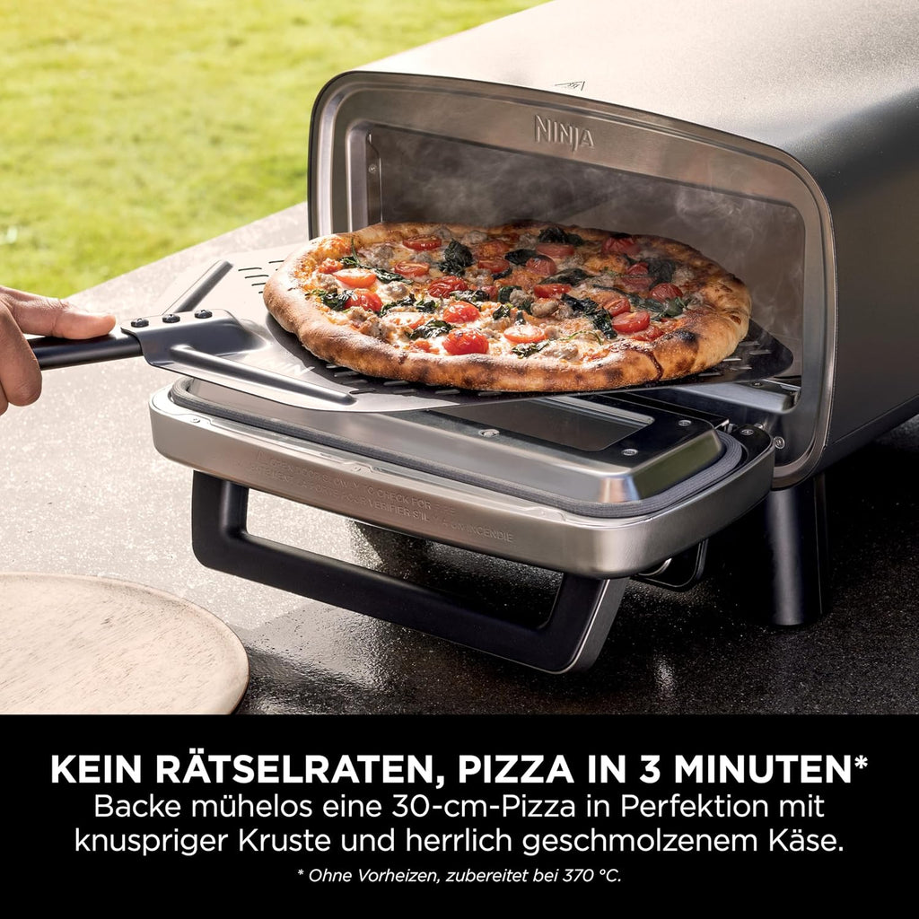 Outdoor Pizzaofen Air Fryer MO201EU 13L 30 cm Pizzastein Backblech Heißluft Frittieren Backen Teig gehen lassen 4 Funktionen