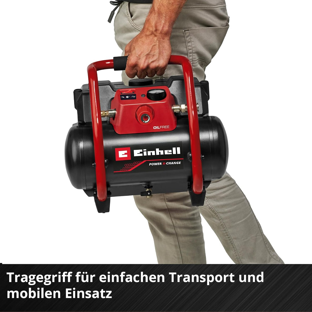 Akku Kompressor TE-AC 36/150 Li OF-Solo Power X-Change 36V 8 bar 6L Tank 150 l/min Ansaugleistung ohne Akku