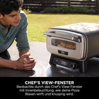 Outdoor Pizzaofen Air Fryer MO201EU 13L 30 cm Pizzastein Backblech Heißluft Frittieren Backen Teig gehen lassen 4 Funktionen
