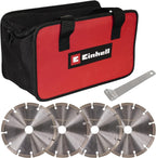 Mauernutfräse TE-MA 1700 1700W Schnitttiefe bis 40 mm Schnittbreite bis 38 mm mit 4 Diamant Trennscheiben