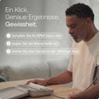 Oberarm Blutdruckmessgerät BPM Vision 2-in-1 Blutdruckmessung und EKG WLAN Bluetooth Synchronisation mit Manschette