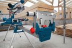 Arbeitstisch für Kapp- und Gehrungssägen GTA 3800 1578 mm klappbar mit Maschinenhalter und Werkstückauflagen