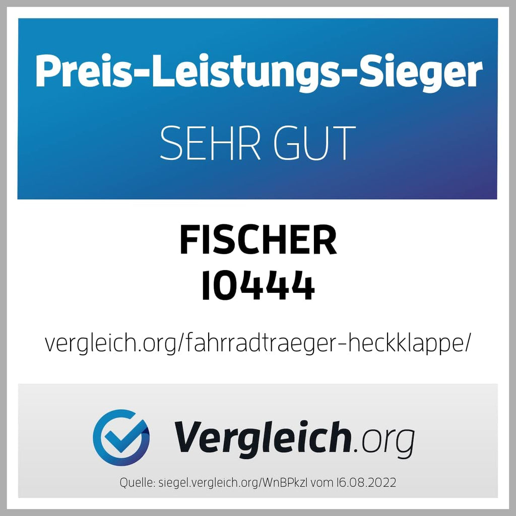 Heck Fahrradträger 10444 für 2 Fahrräder 12-29 Zoll bis 45 kg klappbar Stahl Rahmenhalter abschließbar