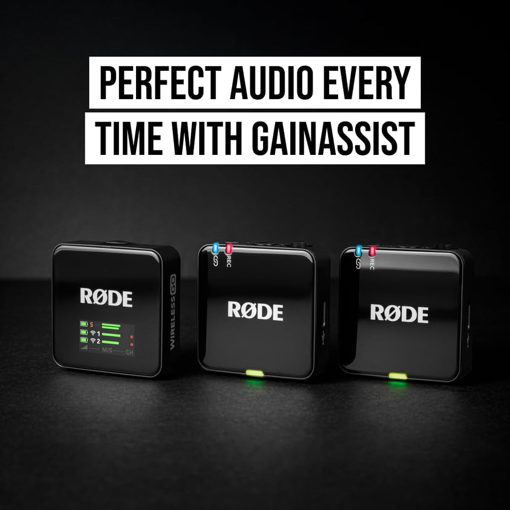 Kabelloses Mikrofon Wireless GO 3rd Gen mit 32-Bit Float Aufnahme 2,4 GHz Übertragung USB-C Anschluss und Ladehub Zubehör