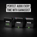 Kabelloses Mikrofon Wireless GO 3rd Gen mit 32-Bit Float Aufnahme 2,4 GHz Übertragung USB-C Anschluss und Ladehub Zubehör
