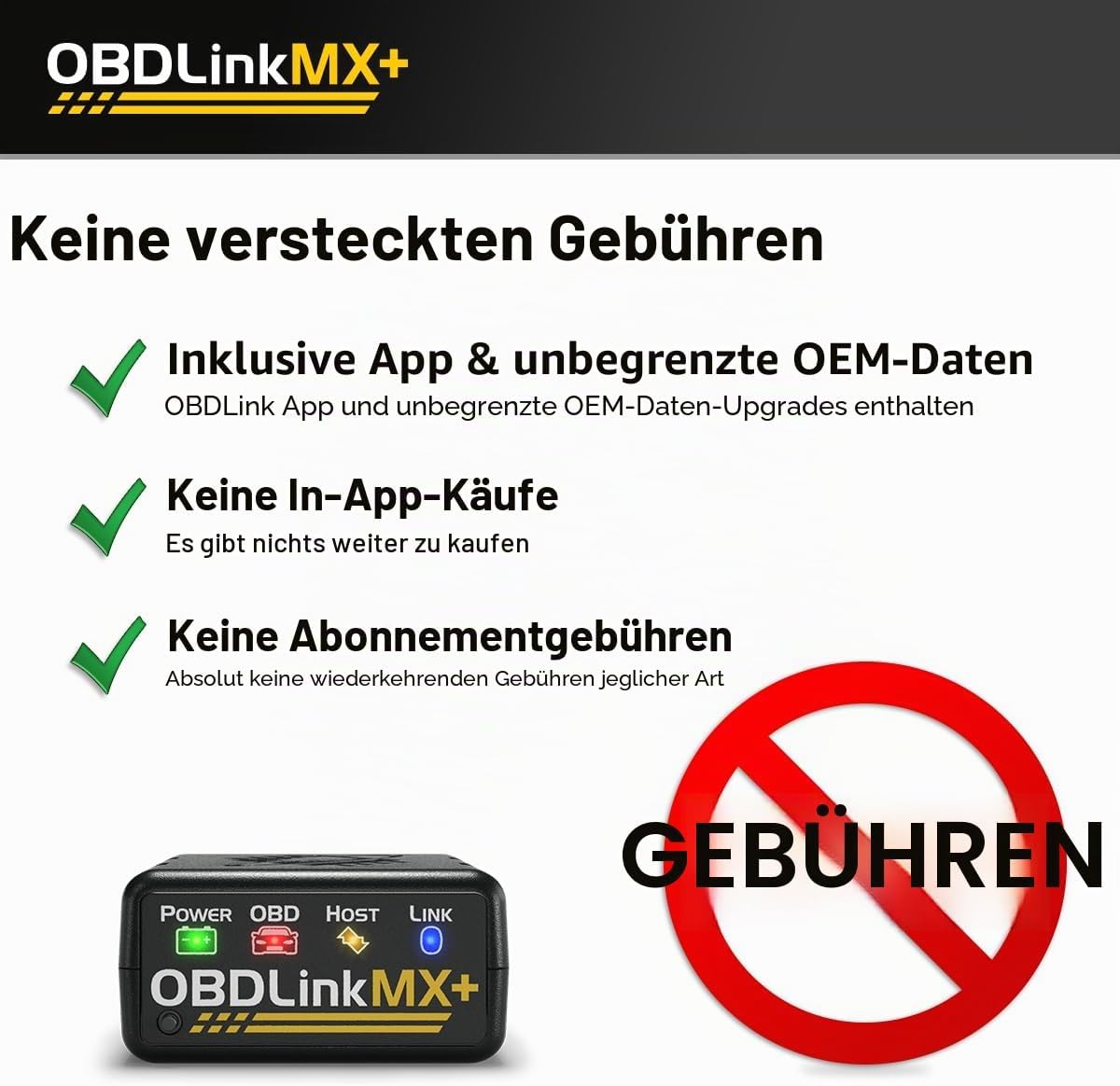 OBD2 Bluetooth Diagnosegerät Fehlercode Ausleser MX+ MX201 iPhone Android Windows Fahrzeugdiagnose Scanner