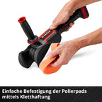 Akku Exzenterpolierer CP-EP 18/125 Li BL 18V 125 mm Brushless Motor 500-3800 U/min mit 3 Polierpads