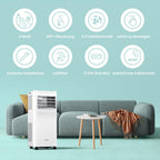 Mobiles Klimagerät 9000 BTU 2.6kW Breezy Cool Pro 2.6 APP Steuerung Kühlen Ventilieren Entfeuchten bis 33m²