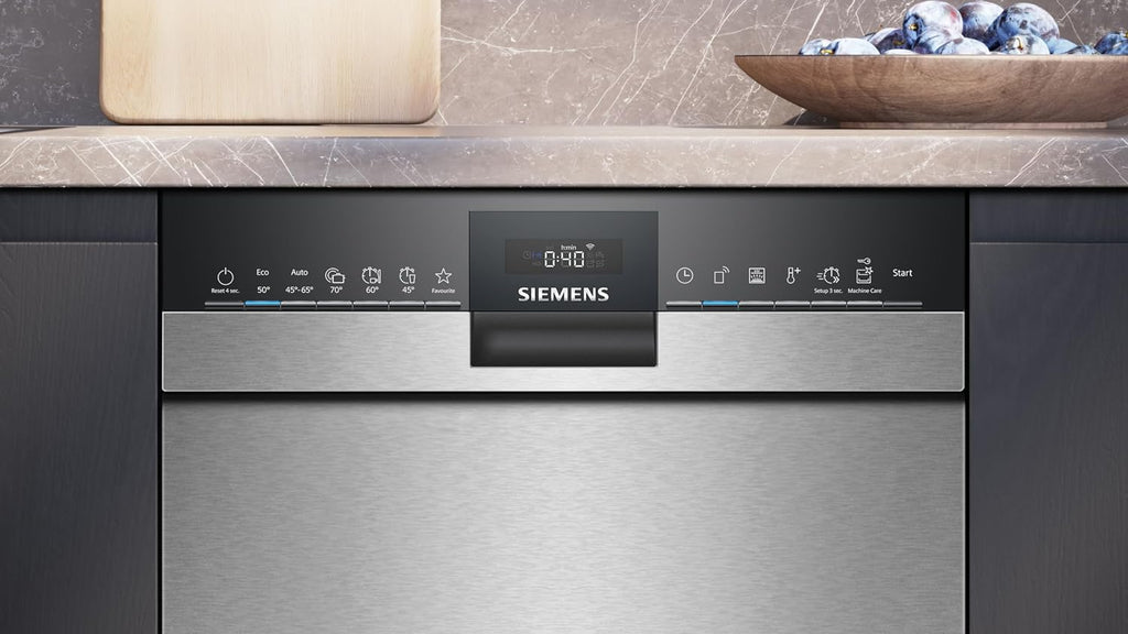 Unterbau Geschirrspüler SR43ES25ME iQ300 45cm 10 Gedecke besonders leise varioSpeed Plus Home Connect