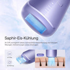 IPL Haarentfernungsgerät Air 3 für Gesicht und Körper Saphir Eiskühlung schmerzfreie Haarentfernung 3 Modi Heim Laser Alternative