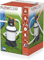 Sandfilteranlage 58515 für Aufstellpool 3028 l/h Filterleistung 220V mit ChemConnect Dosierer und Pool Zubehör