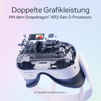 VR Headset Quest 3S 128 GB Kabelloses Mixed Reality Headset Snapdragon XR2 Gen 2 Gorilla Tag Monkenaut Bundle