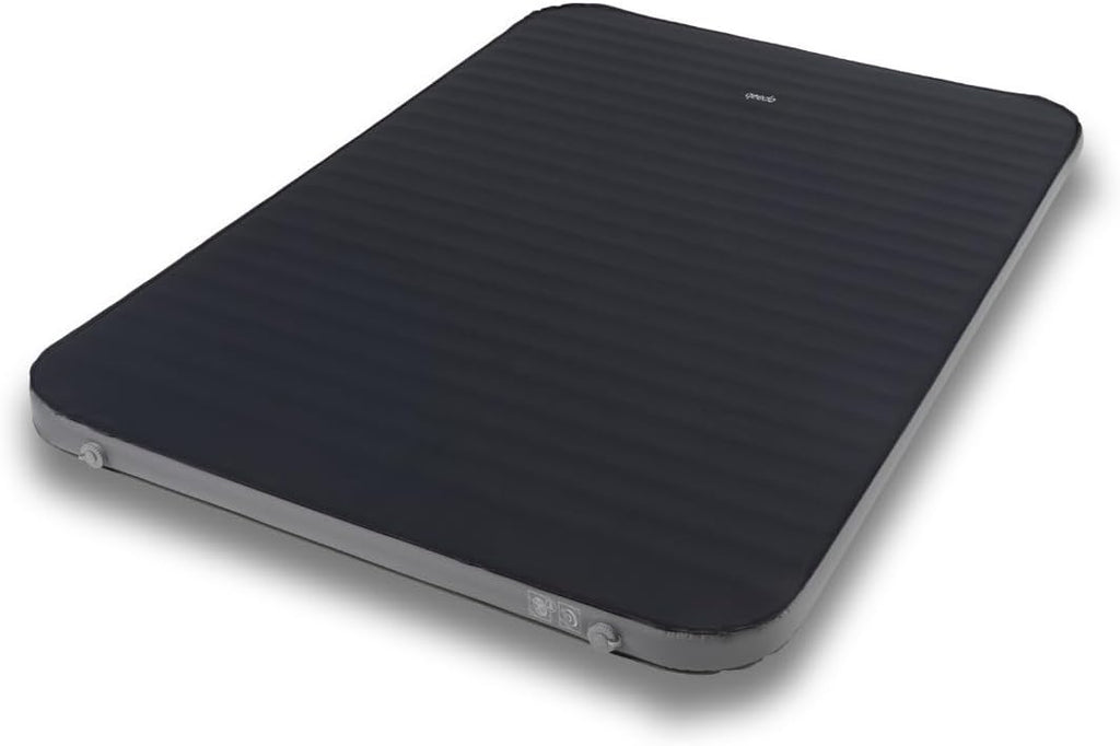 Selbstaufblasende Campingmatratze Cloudmat Double XL 205 x 138 x 7,5 cm mit Soft Touch Oberfläche Doppelventil und Packsack