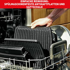 Kontaktgrill OptiGrill+ XL GC722D16 2000W mit 9 Grillprogrammen manueller Modus abnehmbaren Grillplatten und Garstufenanzeige