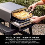 Outdoor Pizzaofen Air Fryer MO201EU 13L 30 cm Pizzastein Backblech Heißluft Frittieren Backen Teig gehen lassen 4 Funktionen