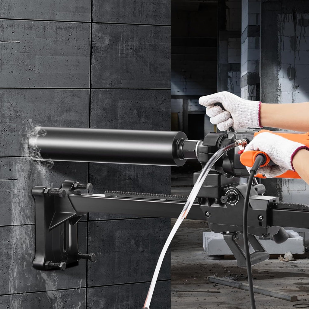 Diamant Kernbohrmaschine Z1Z-CF-9180 2600W 20-180 mm Handgeführt mit Ständer Nass und Trocken Betonbohrgerät