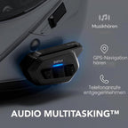 Motorrad Mesh Kommunikationssystem SPIDER-RT1-01 Bluetooth 5.2 Mesh Intercom 8 km Reichweite Group Mesh bis 24 Fahrer kabellos