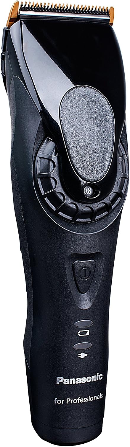 Haarschneider ER-DGP82 Profi Serie mit Carbon Titan Klinge Akku und Netzbetrieb 5 Schnittlängen 3 Kammaufsätze