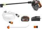 Akku-Hochdruckreiniger WG633E 20V mit 56 Bar Druck 5-in-1 Düse 4Ah Akku Ladegerät und 6m Wasserschlauch