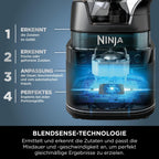 2-in-1 Mixer Blender Detect System 1200W 1,9L Krug mit 2x Einzelportion Bechern TB301EU inkl Zubehör