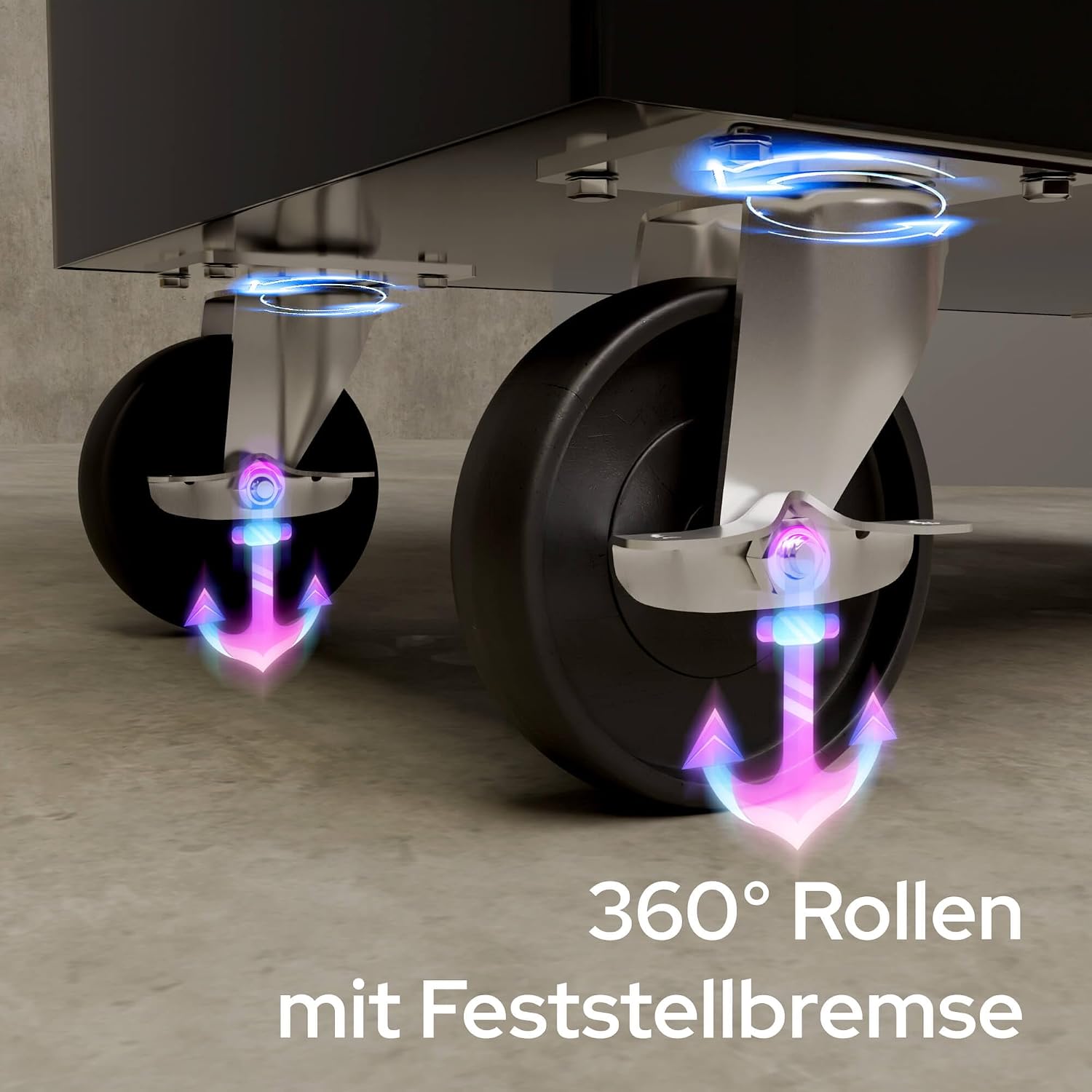 Werkstattwagen mit 7 Schubladen AR-HE-WW7S Werkzeugwagen aus Stahl 70 x 33 x 78 cm mit Zentralverriegelung und 2 Schlüsseln