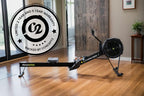 Rudergerät RowErg Modell D mit Luftwiderstand PM5 Monitor Standardbeinen Ganzkörper Trainingsgerät bis 227 kg