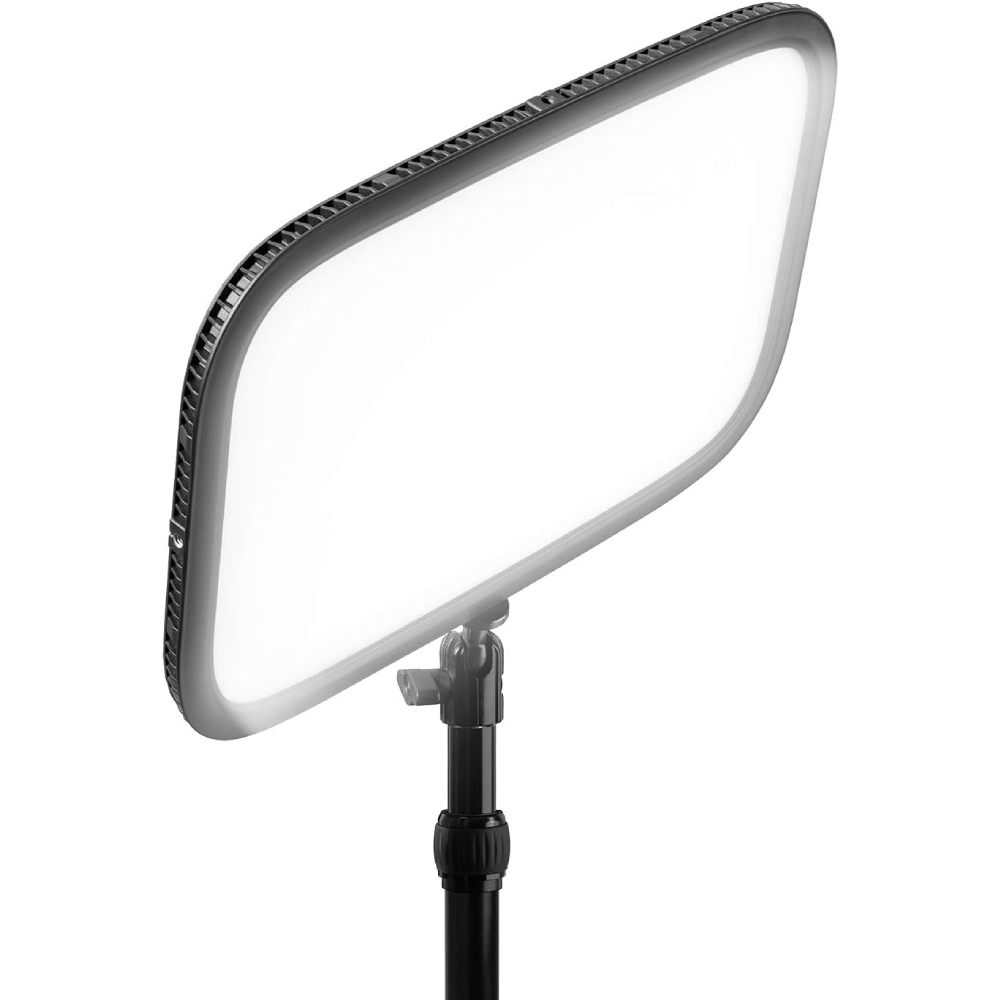 Studiolicht LED Panel 2800 Lumen mit einstellbarer Farbtemperatur 2900-7000K App Steuerung Tischklemme für Streaming und Videokonferenzen