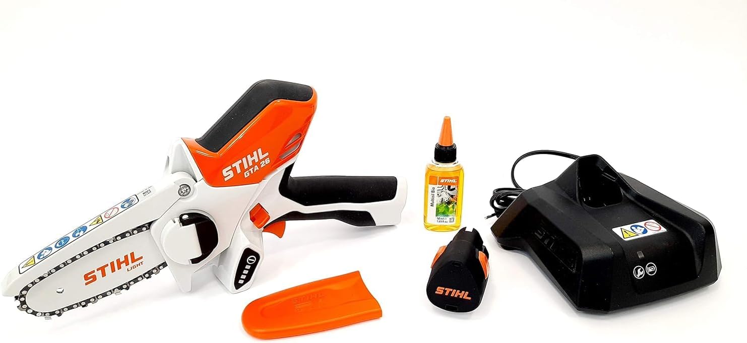 Akku Gehölzschneider GTA 26 SET kabellos 12 Zoll mit AS 2 Akku und AL 1 Ladegerät für Baumschnitt und Gartenarbeiten