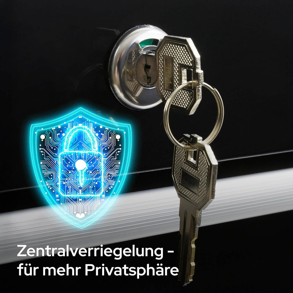 Werkstattwagen mit 7 Schubladen AR-HE-WW7S Werkzeugwagen aus Stahl 70 x 33 x 78 cm mit Zentralverriegelung und 2 Schlüsseln