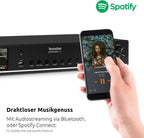 HiFi Tuner DIGITRADIO 143 V3 DAB+ Internetradio mit Bluetooth Spotify Connect WLAN und Fernbedienung 43,5 cm