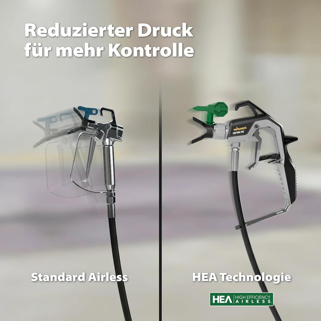 Airless Farbsprühsystem Control Pro 350 R 2371073 110 bar Druckregulierung 15 m Schlauch für Wandfarben Lacke und Lasuren
