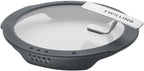 Kochtopfset 5-teilig Edelstahl Induktion mit Deckel integriertes Sieb Ausgießfunktion Stay-Cool Griffe grau 1009150