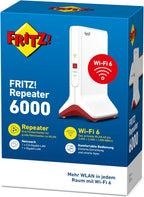 WLAN Repeater 6000 WiFi 6 AX Mesh Repeater Tri Band 6000 Mbit s 2 4 GHz 5 GHz 2 5 Gigabit LAN