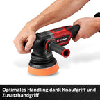 Akku Exzenterpolierer CP-EP 18/125 Li BL 18V 125 mm Brushless Motor 500-3800 U/min mit 3 Polierpads