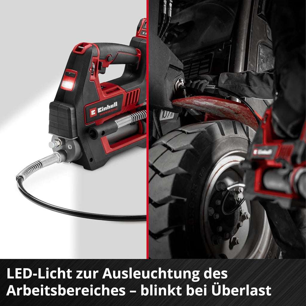 Akku Fettpresse TP-GR 18/690 Li 18V 690 bar 295 ml/min 2-Gang Fettmengenregulierung Power X-Change ohne Akku