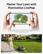 Mähroboter ohne Begrenzungskabel YUKA mini 2 500 KI Navigation automatische Mehrzonen Kartierung 500 m² Rasenpflege 45% Steigung