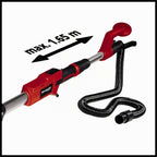 Trockenbauschleifer TE-DW 225 X 750 W Wand- und Deckenschleifer 225 mm Schleifteller 165 cm Teleskopstiel mit Koffer