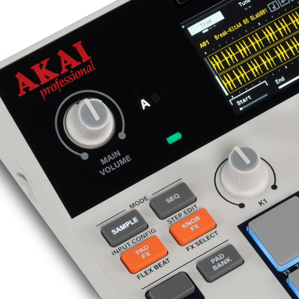 MPC Sample Sampler Sequenzer Effektprozessor MPCSAMPLE mit Akku USB-C Lautsprecher Mikrofon und 16 Pads