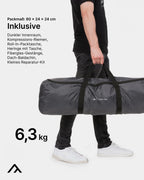 Campingzelt mit Quick-Up-System Quick Oak 3 Dark Series 3 Personen 4.000 mm Wassersäule abgedunkelte Schlafkabine