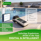 Elektronischer Pooltester PoolLab 2.0 Photometer Wasseranalysegerät mit Bluetooth DPD1 DPD3 pH CYA Alkalinität 170 Testtabletten