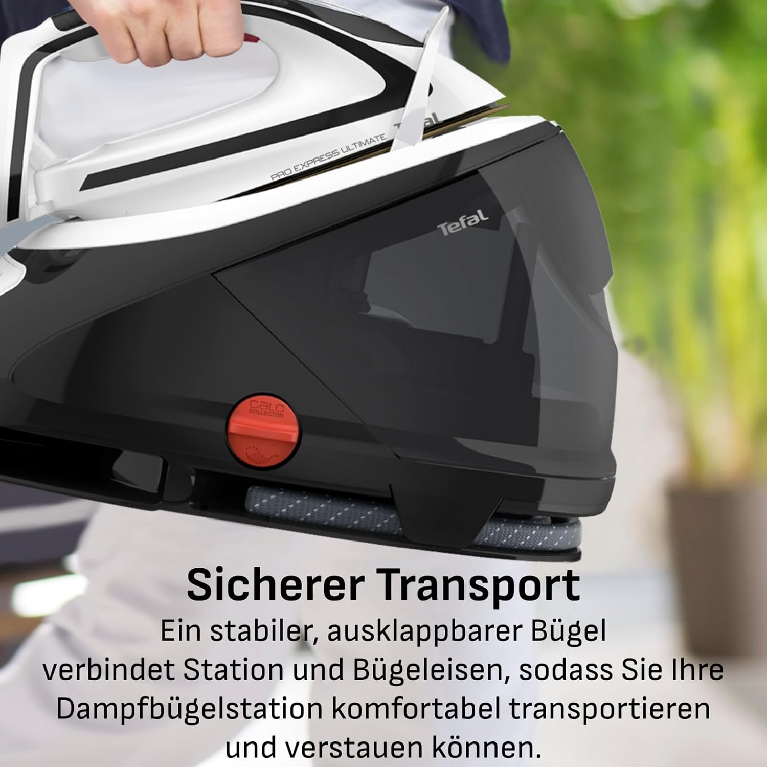 Dampfbügelstation GV9550 mit 8 Bar Dampfdruck 520 g/min Dampfstoß 1,9 L Wassertank Anti-Kalk-Kollektor Anti-Tropf-System