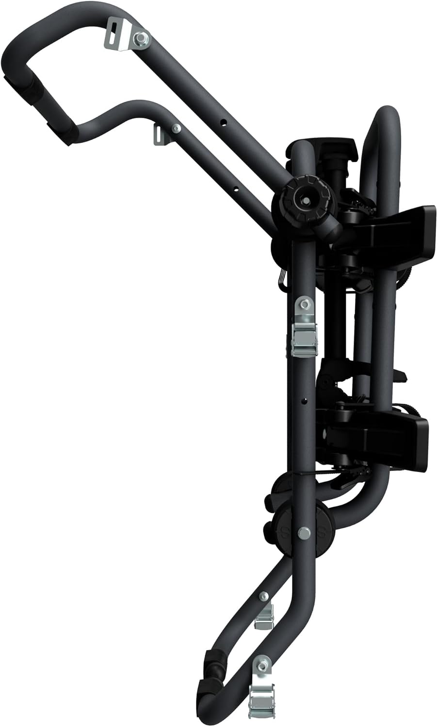 Heck Fahrradträger 10444 für 2 Fahrräder 12-29 Zoll bis 45 kg klappbar Stahl Rahmenhalter abschließbar